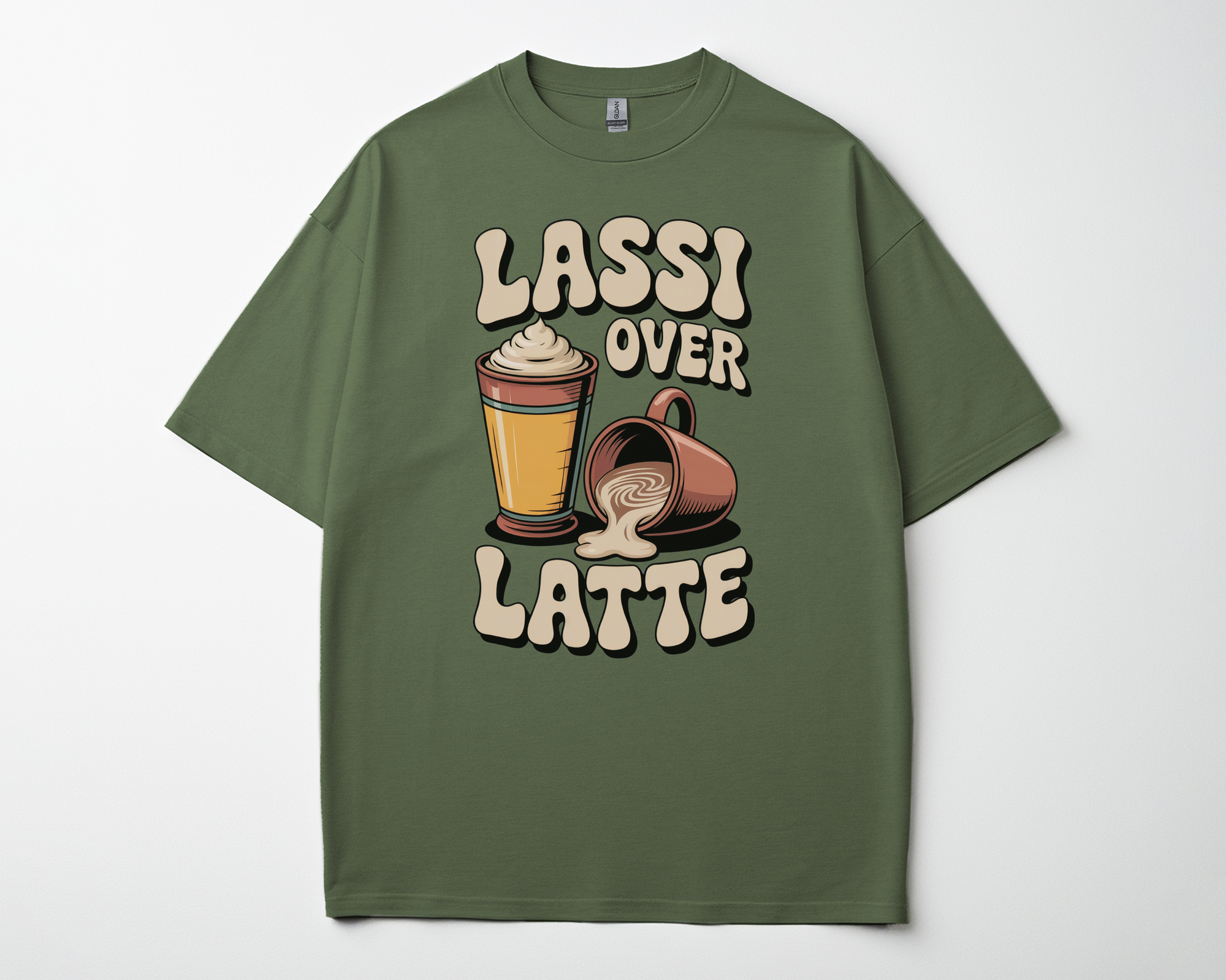 LASSI OVER LATTE T-SHIRT
