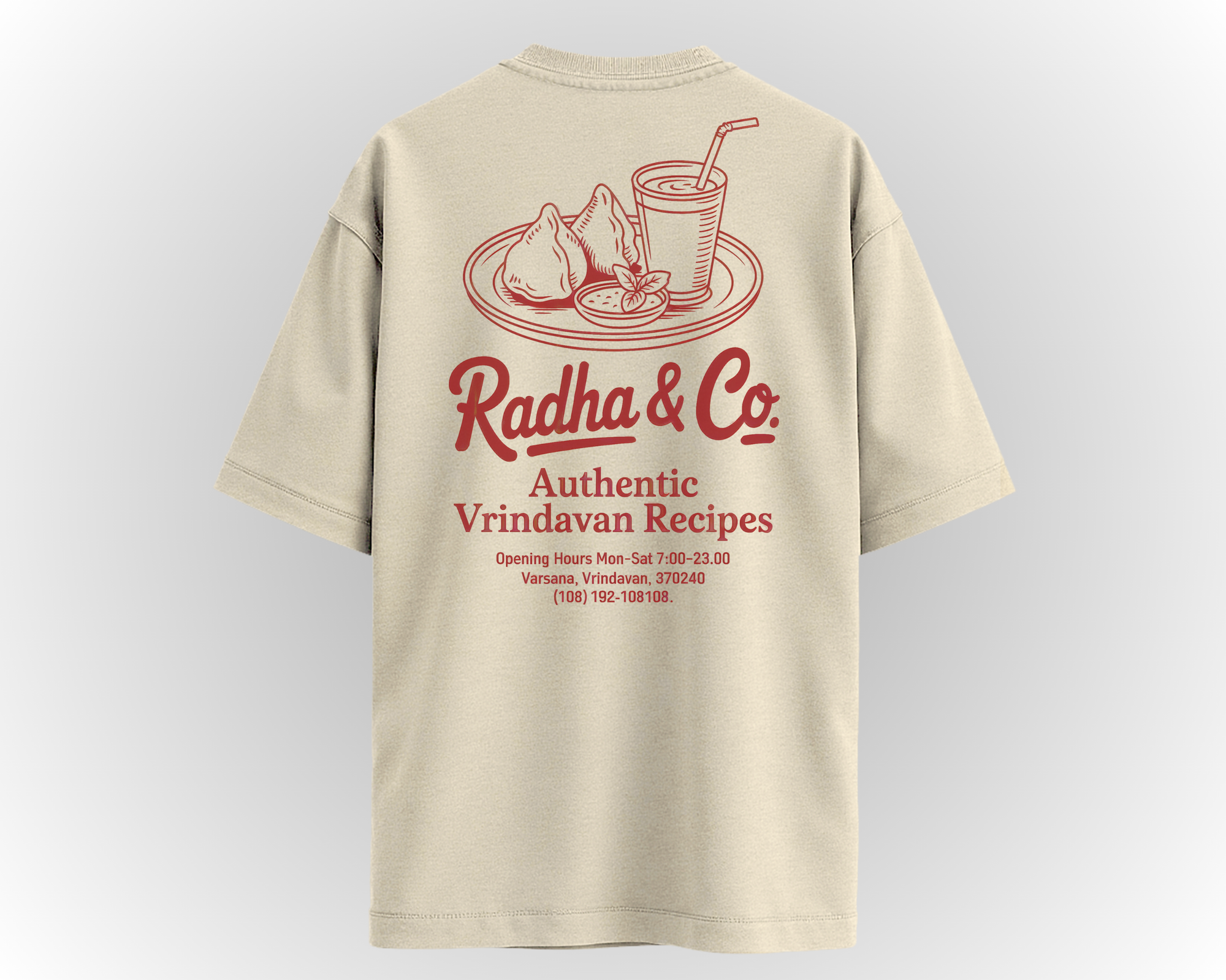 RADHA & CO. RESTAURANT T-SHIRT
