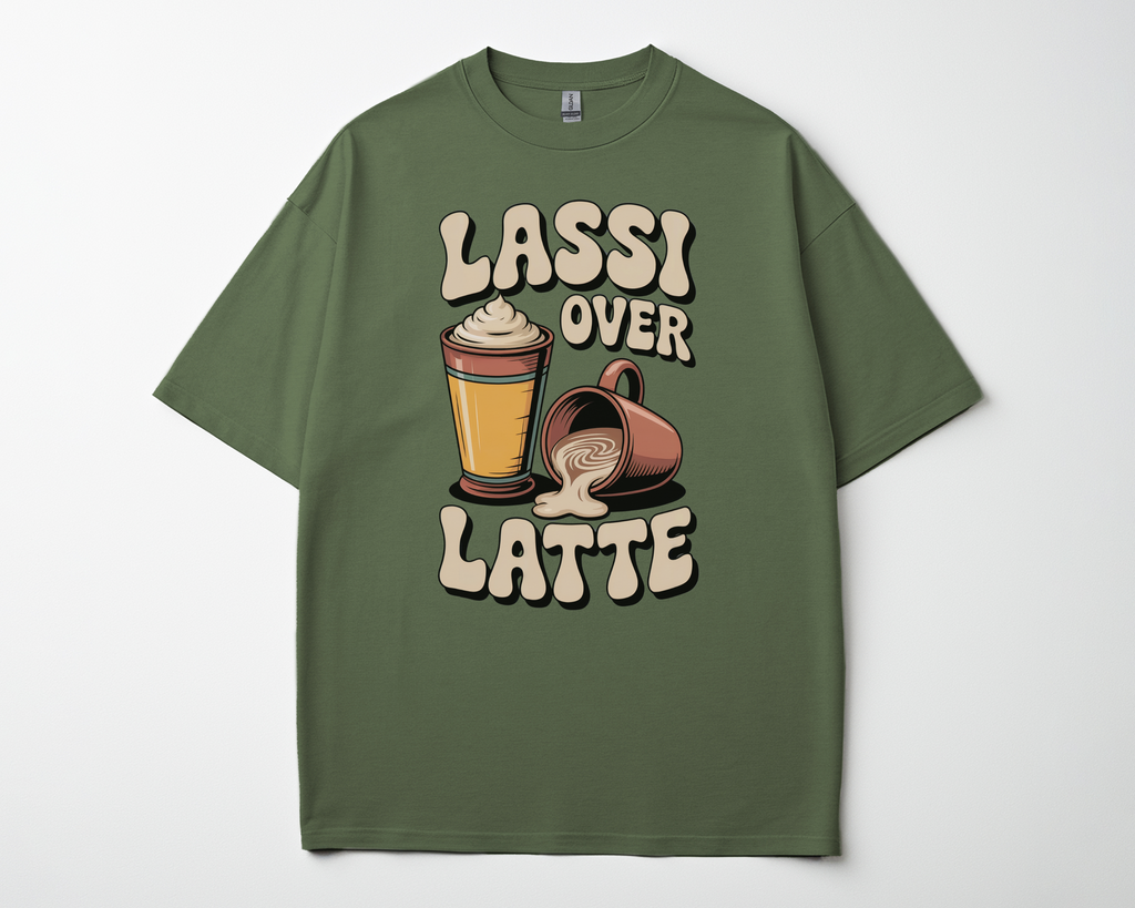 LASSI OVER LATTE T-SHIRT