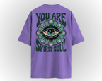 YOU ARE SPIRIT SOUL T-SHIRT - FRONT EMBROIDERY