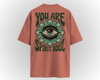 YOU ARE SPIRIT SOUL T-SHIRT - FRONT EMBROIDERY